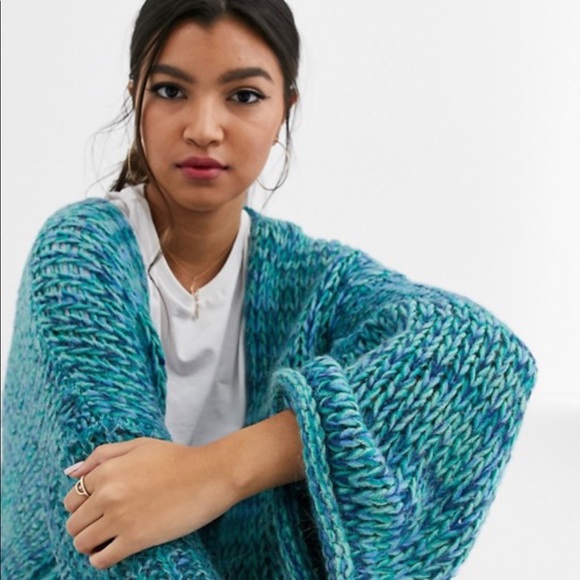 Home Town Wood Knit Loose Fit Cardigan - Picture 7 of 8